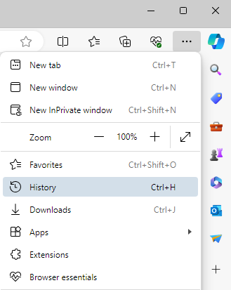 Edge Tools Menu