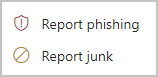 report phishing or junk
